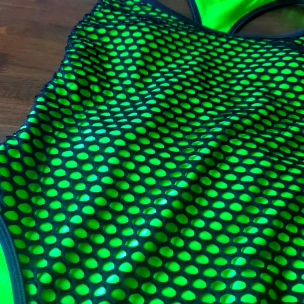 Mesh One Piece Swim suit